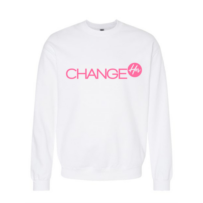 Change Her Crewneck Sweatshirt - Pink