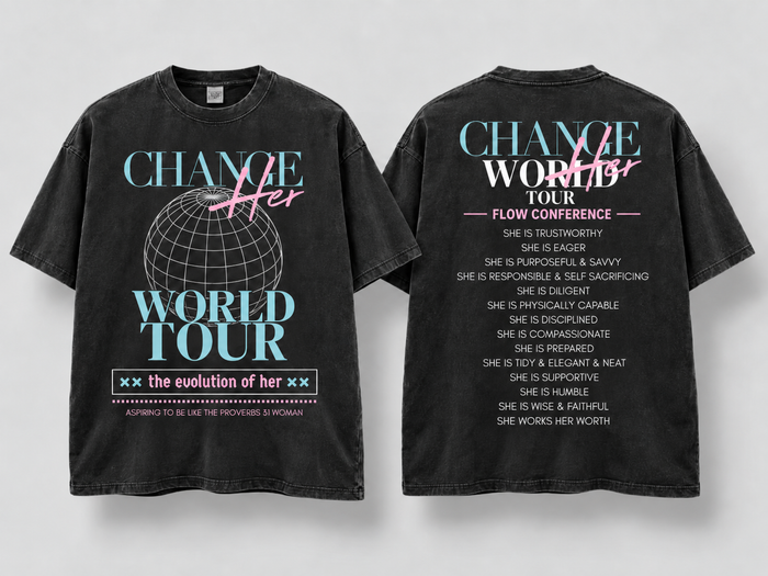 GLOBAL CHANGE HER WORLD TOUR TSHIRT