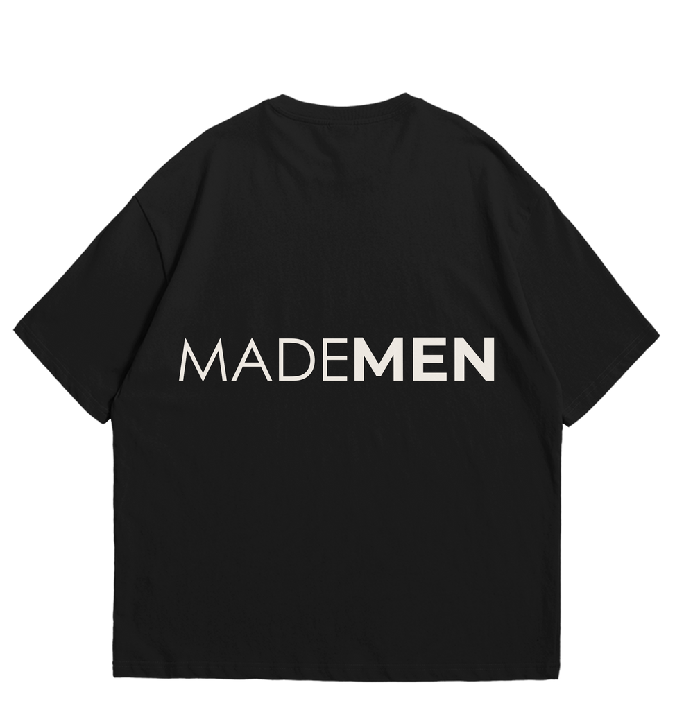 Made Men Oversized Logo Tee - Black