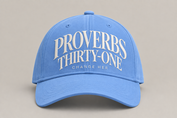 GLOBAL PROVERBS 31 HAT BLUE