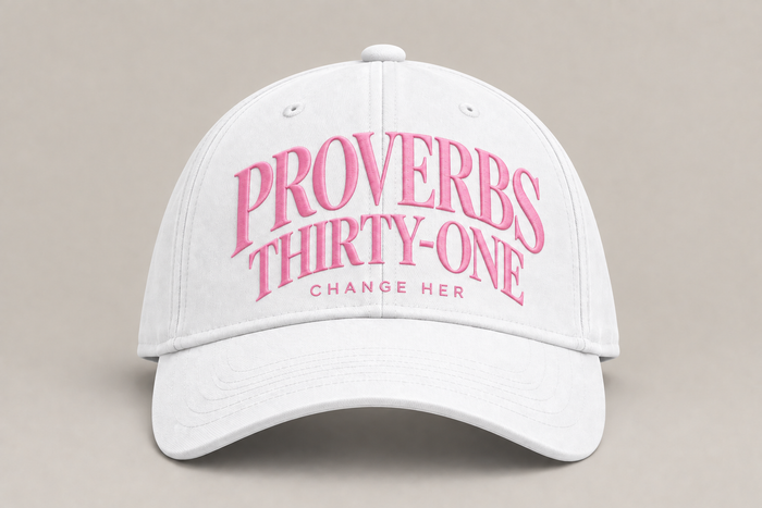 GLOBAL PROVERBS 31 HAT WHITE