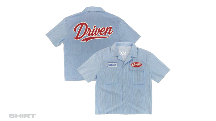 Driven Trucker Button Up - Blue