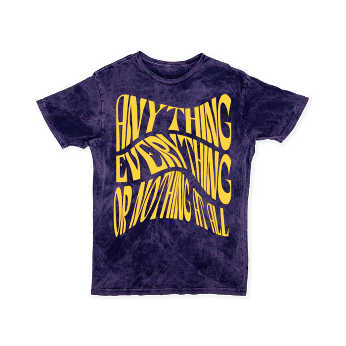 Anything Everything Nothing At All Tee - Purple