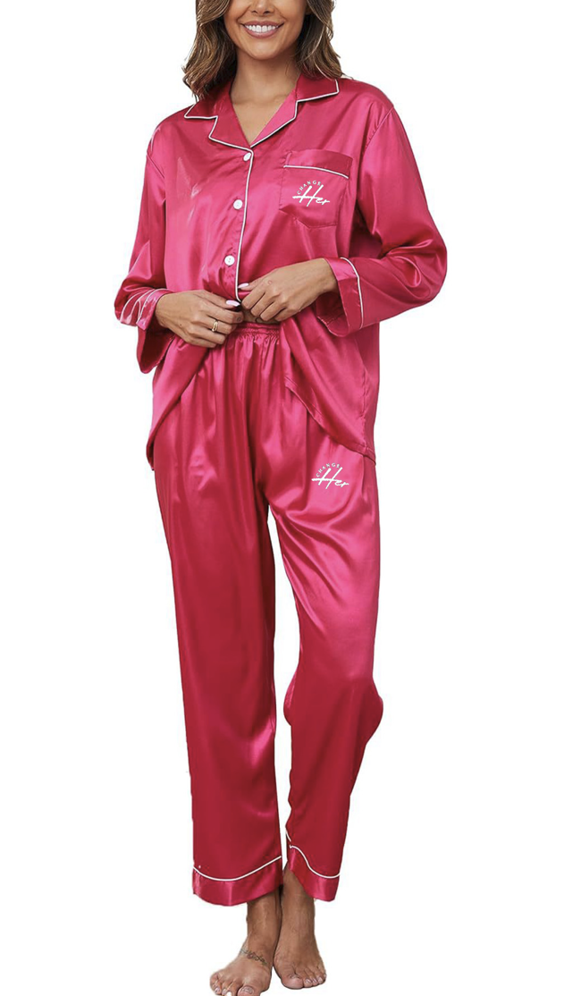 Pink Change Her Pajama Set