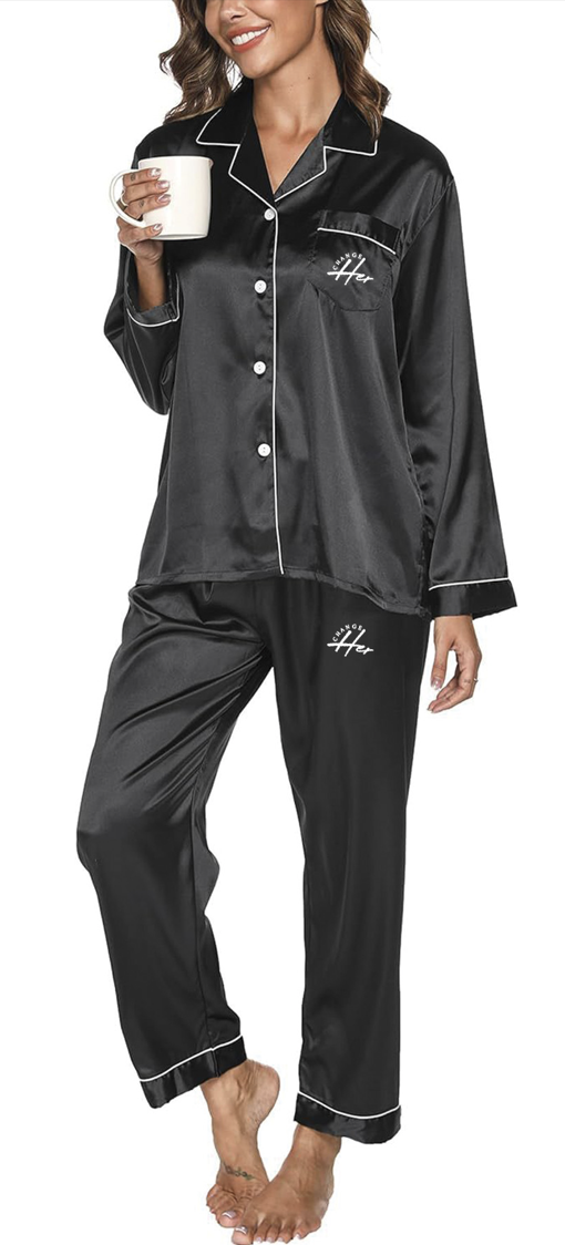 Black Change Her Pajama Set