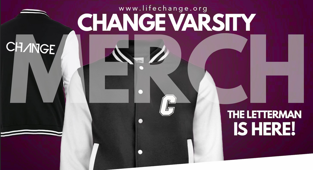 Rep your "CHANGE" Varsity Jacket